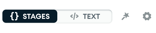 Toggle on stage view mode